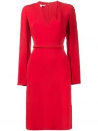 1 495 Stella McCartney V Neck Split Sleeve Midi Dress - Buy Online - Fast Delivery  Price  Photo at Farfetch